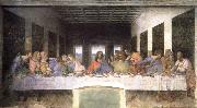 LEONARDO da Vinci the last supper oil painting